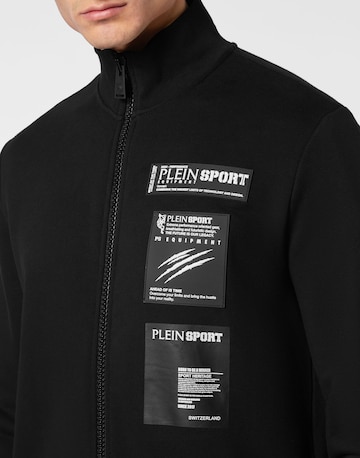 Plein Sport - Casaco em moletão 'Scratch' em preto