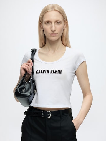 Calvin Klein Jeans Μπλουζάκι σε λευκό