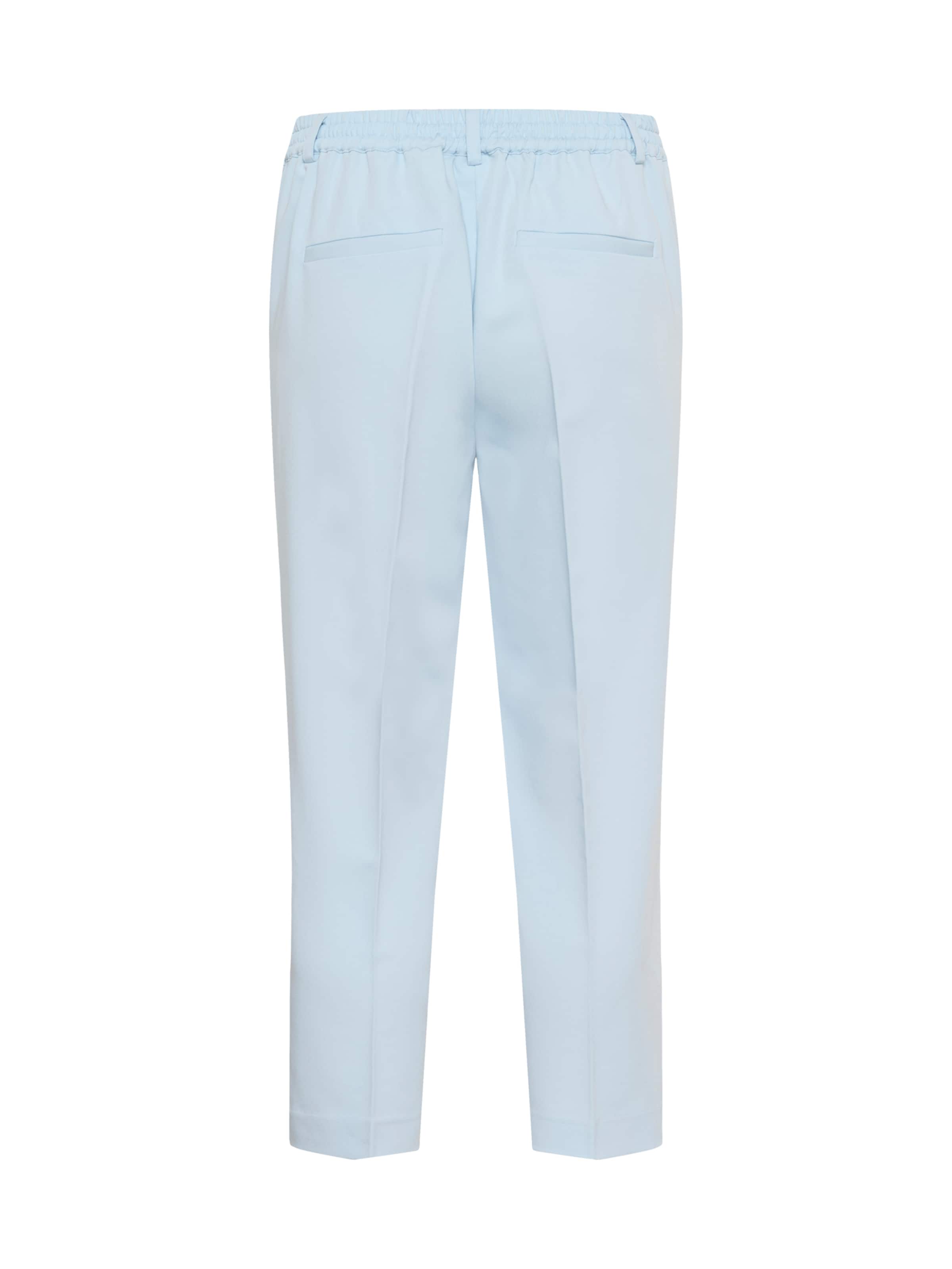 KaffeLoosefit Hlače na crtu 'KASakura' - plava boja