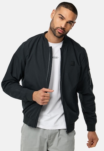 INDICODE JEANS Tussenjas ' Maxim ' in Zwart