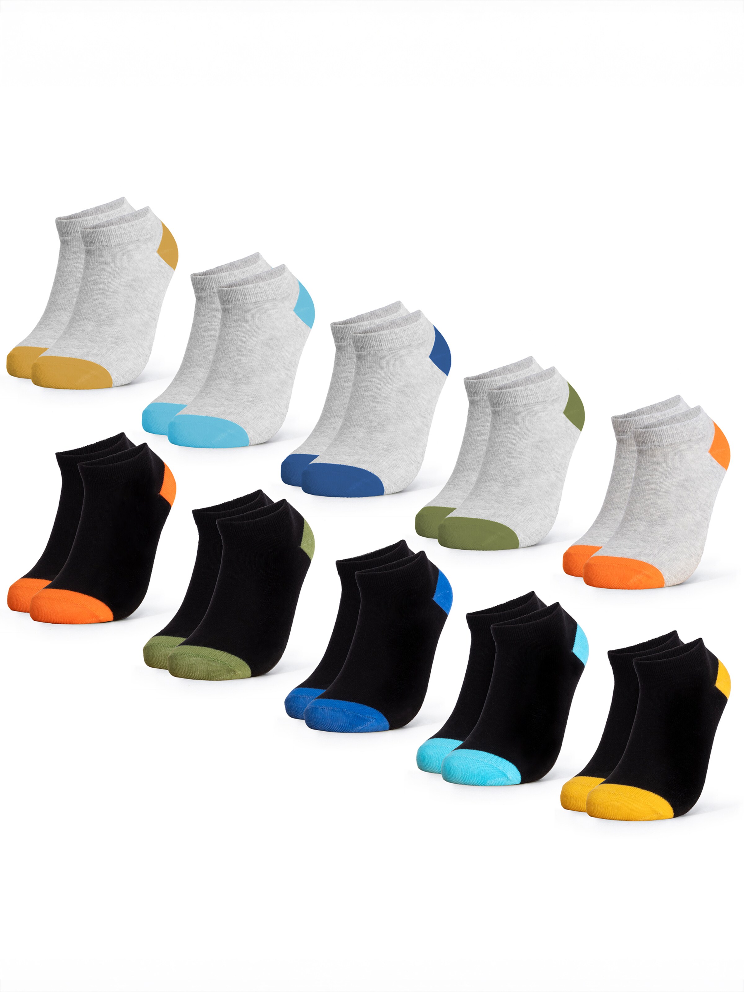 Occulto Socken 'Piccolo' in Schwarz: Vorderseite