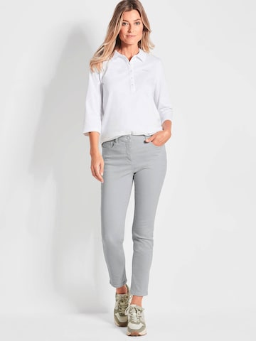 Coupe slim Jean 'Bella' Goldner en gris
