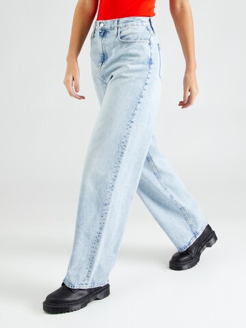 Calvin Klein Jeans - Regular Calças de ganga 'HIGH RISE RELAXED' em azul: frente