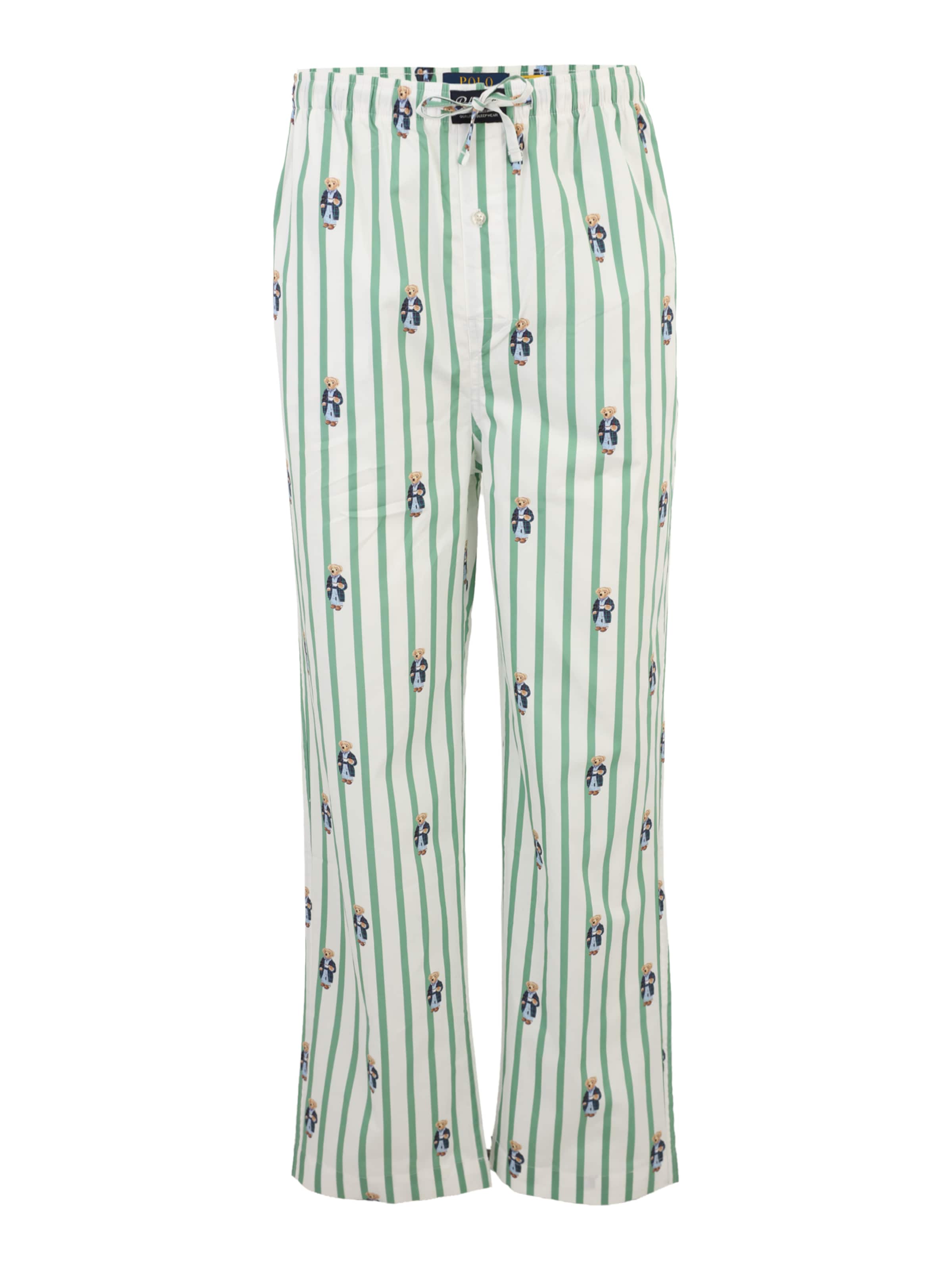 Polo Ralph Lauren Pyjamahousut värissä marine / opaali / vihreä / pastellinvihreä, Tuotenäkymä