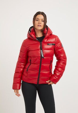 Veste d’hiver JACK1T en rouge : devant