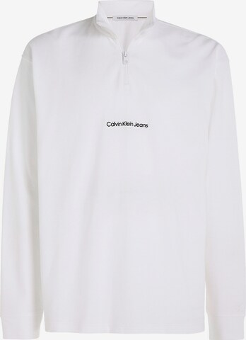 T-Shirt Calvin Klein Jeans en blanc : devant