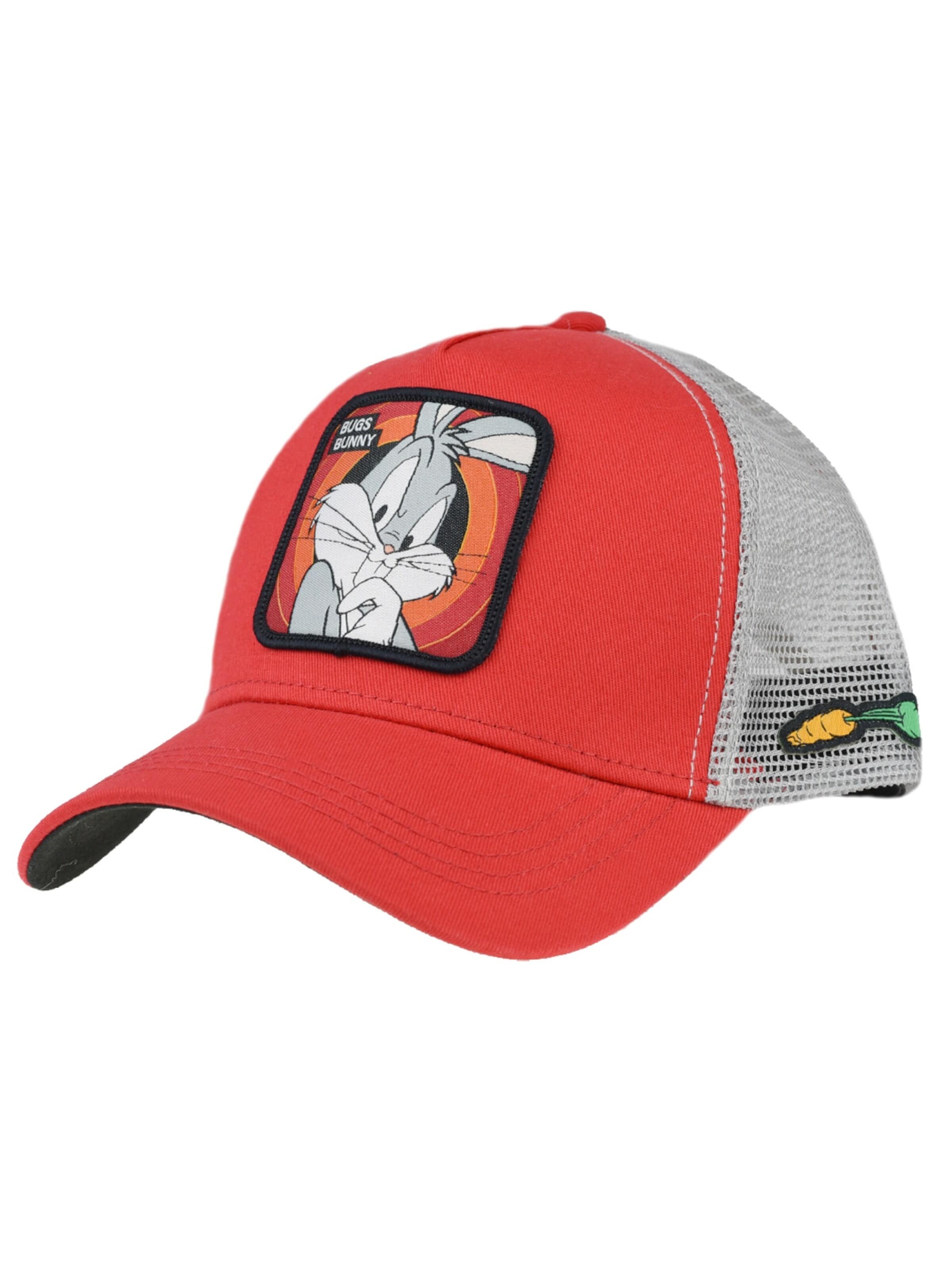 Capslab Cap 'Capslab Bugs Bunny Looney Tunes'‌‌‌‌‌‌ in Rot: Vorderseite