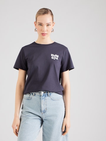 WRANGLER Μπλουζάκι 'SIGN OFF' σε μπλε: μπροστά