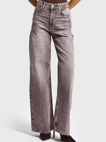 Wide Leg Jean 'Olea Wide High Rise Jeans' IT'S BASIC en marron