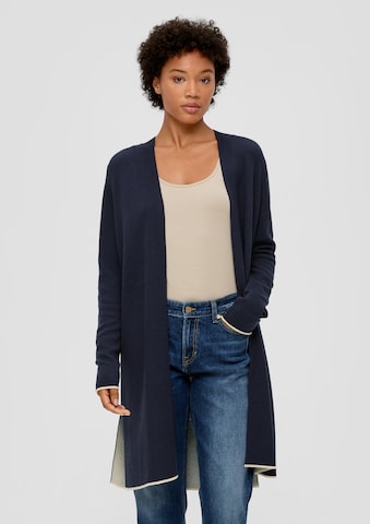 Cardigan s.Oliver en bleu : devant