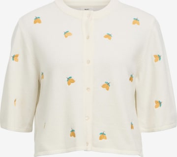 Cardigan 'Thess' OBJECT en blanc : devant