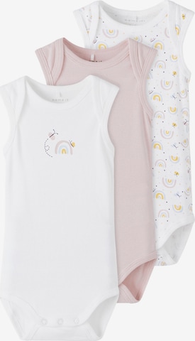 Tutina / body per bambino di NAME IT in rosa: frontale