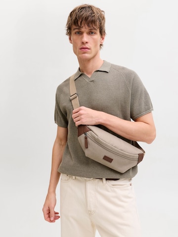 JACK & JONES Gürteltasche 'JACPASCAL' in Beige: Vorderseite