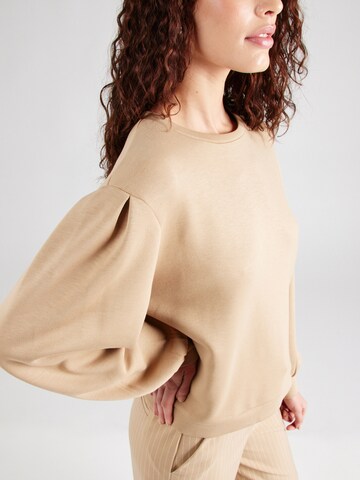 MSCH COPENHAGEN Sweatshirt 'Hadeya' in Beige