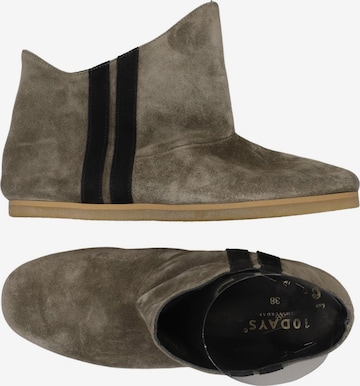 10Days Dress Boots in 38 in Grey: front