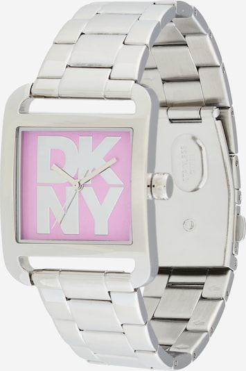 DKNY Quarzuhr 'City Maxi' in lila / silber, Produktansicht