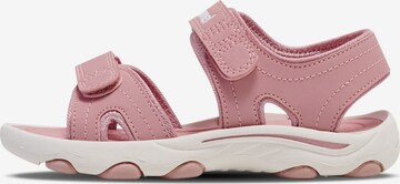 Sandales 'Pool' Hummel en rose : devant