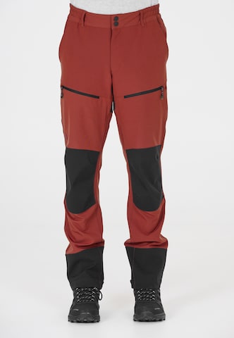 Whistler Regular Outdoor trousers 'Avatar' in Red: front