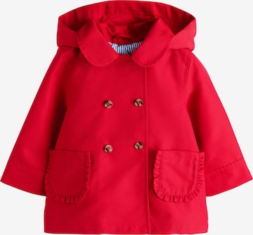 Next Pitkä takki värissä punainen: etupuoli