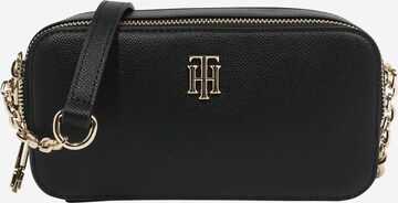 TOMMY HILFIGER - Bolso de hombro en negro: frente