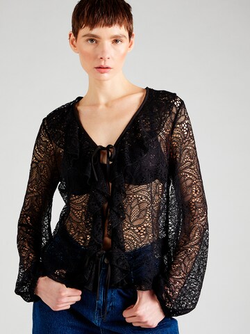 SISTERS POINT Blouse 'VUTA' in Black: front