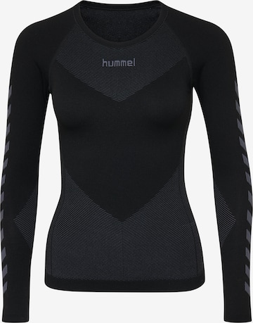 T-shirt fonctionnel Hummel en noir : devant