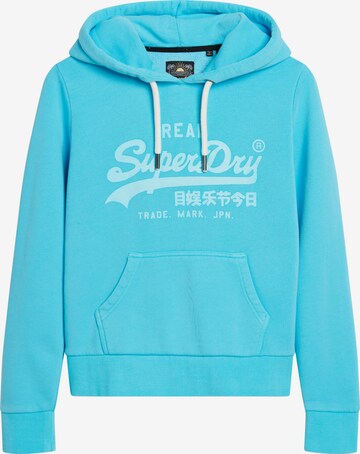 Superdry Sweatshirt in Blauw: voorkant