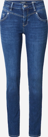 Mavi Skinny Jeans in Blue: front