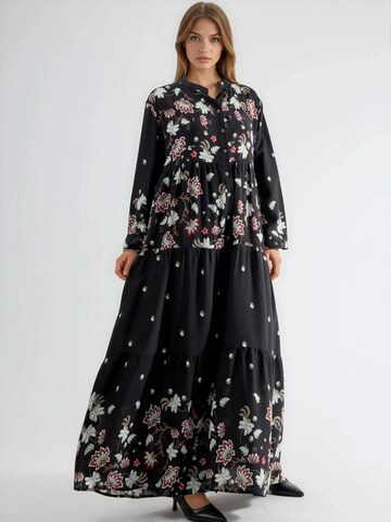 Hiccup Shirt dress in Black: front