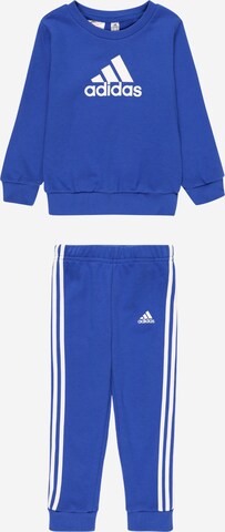 ADIDAS SPORTSWEAR Träningsdräkt 'French Terry' i blå: framsida