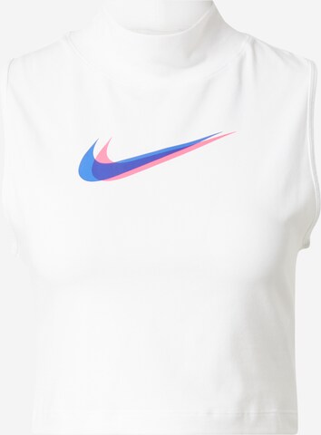 Haut Nike Sportswear en blanc : devant