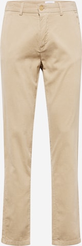 Regular Pantaloni eleganți de la Lindbergh pe bej: față