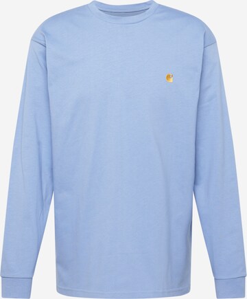 Carhartt WIP Тениска 'Chase' в синьо: отпред