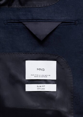 MANGO MAN Slim fit Suit Jacket 'Amalfi' in Blue
