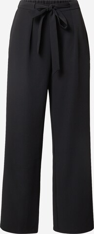 Guido Maria Kretschmer Women - Pierna ancha Pantalón plisado 'Nola' en negro: frente