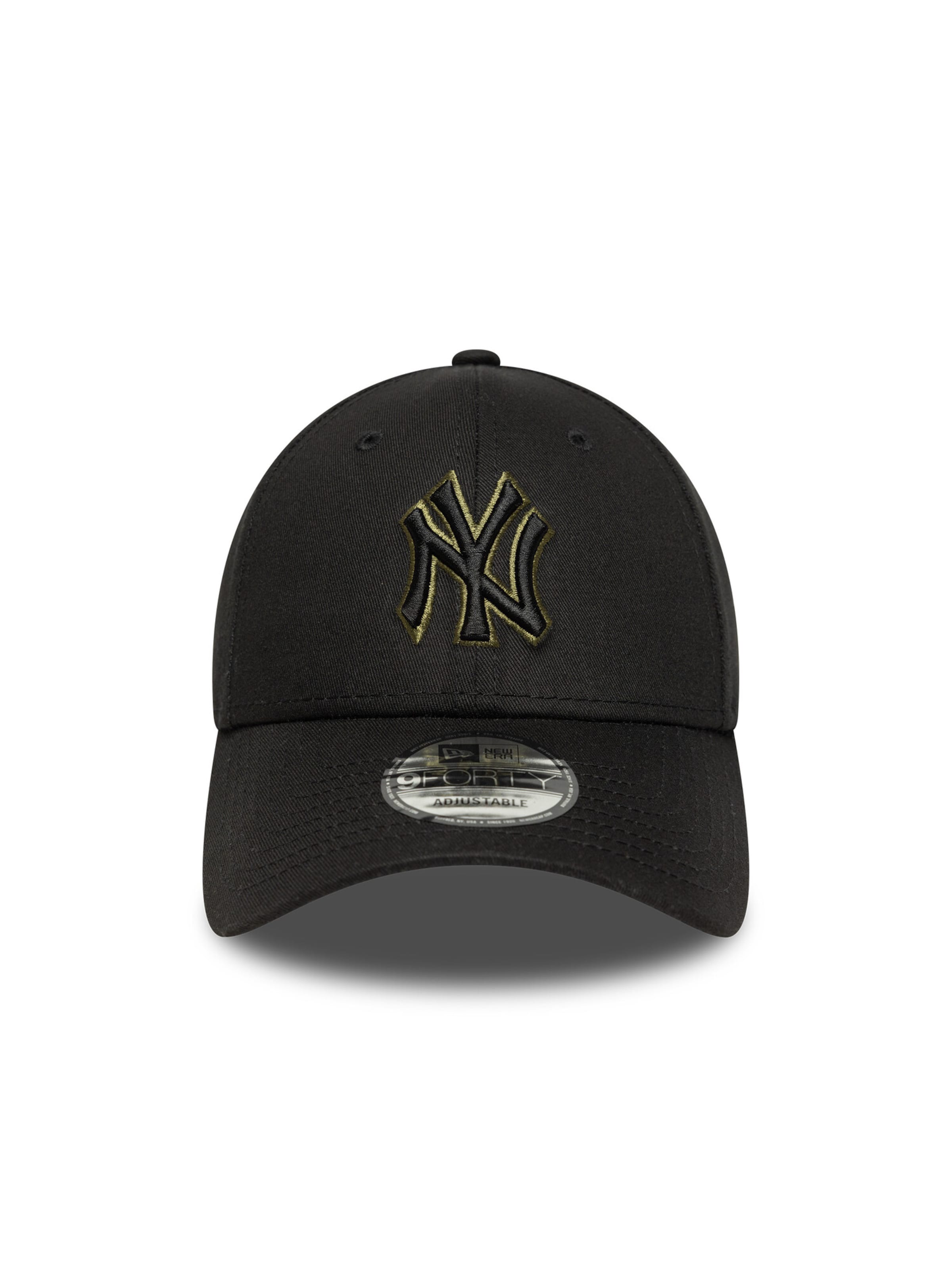 NEW ERA Sportpet '9FORTY New York Yankees MLB Outline' in Zwart