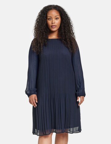 Robe SAMOON en bleu : devant