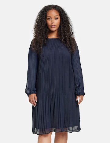 SAMOON Dress in Blue: front