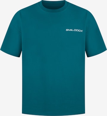 T-Shirt Smilodox en vert : devant