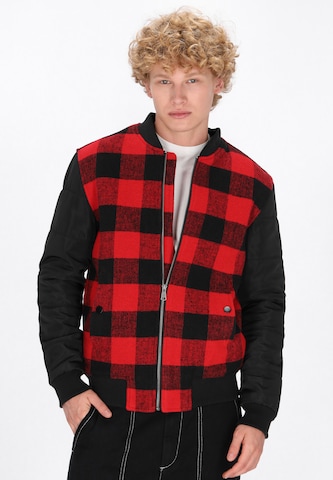 MO - Chaqueta de entretiempo en rojo: frente