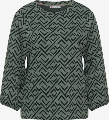 STREET ONE Shirt in Groen: voorkant