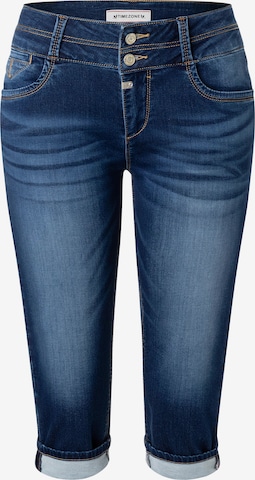 TIMEZONE Slimfit Jeans 'Enya' in Blauw: voorkant