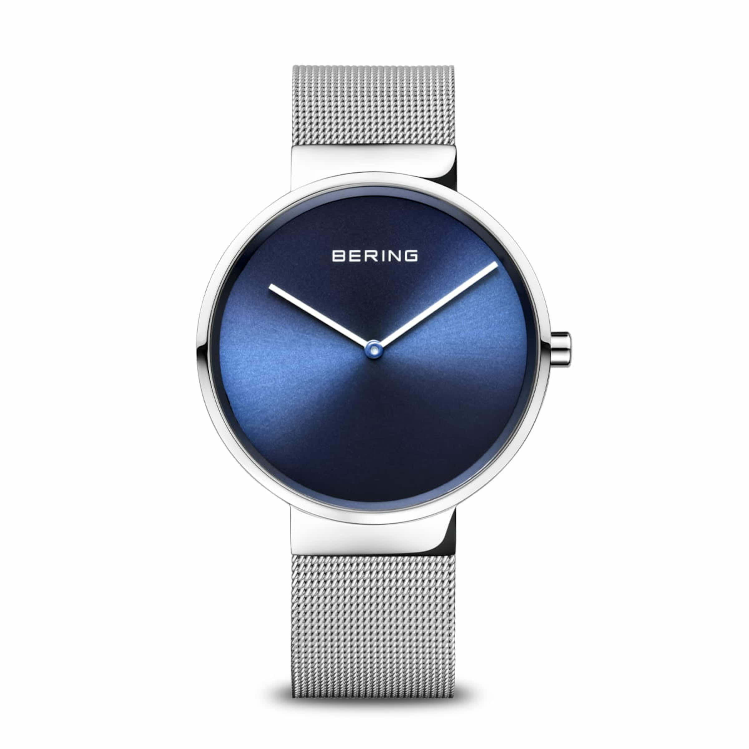 BERING Analoog horloge in Zilver: voorkant