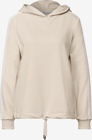 STREET ONE Sweatshirt in Beige: front
