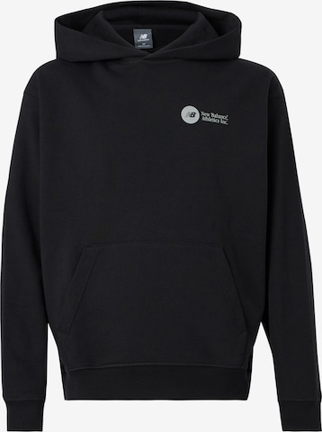 new balance Sweatshirt 'MT61M4JO' i svart: framsida