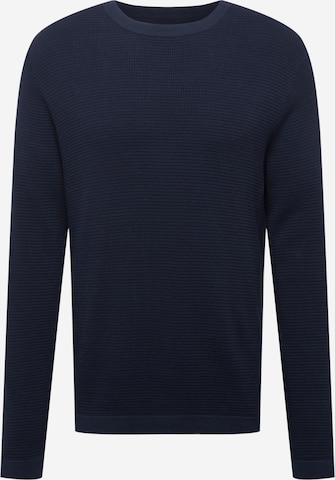 SELECTED Sweater 'Rocks' in Blue: front