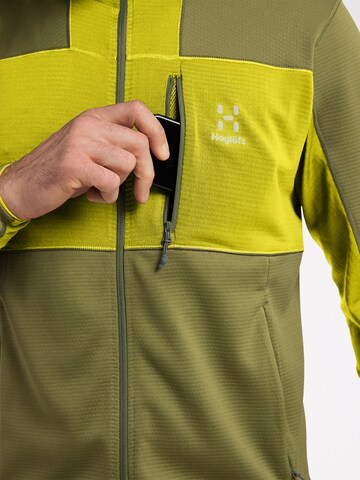 Haglöfs Athletic Fleece Jacket 'L.I.M Mid Fast' in Yellow