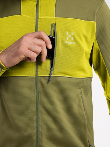 Haglöfs Athletic Fleece Jacket 'L.I.M Mid Fast' in Yellow