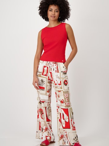monari Wide Leg Hose in Grün
