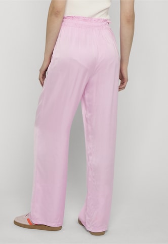 Estelou - Loosefit Pantalón 'Flowing' en rosa